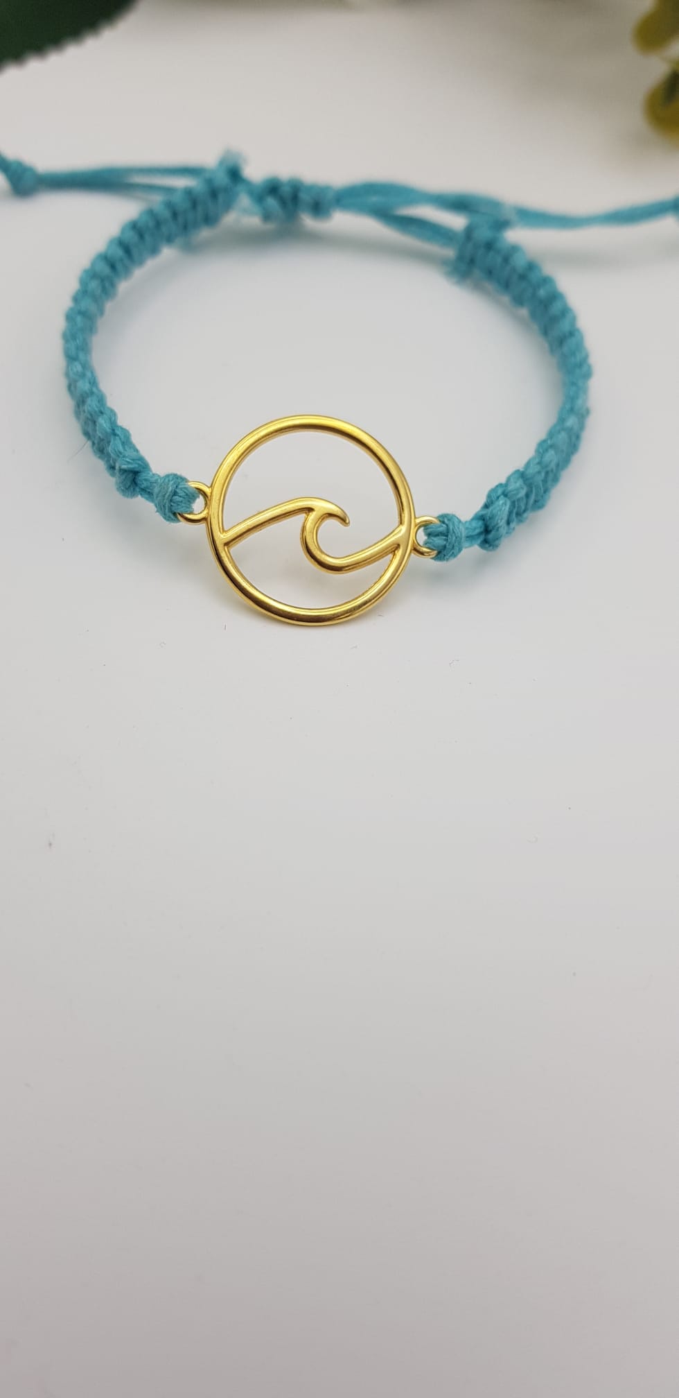 Makramee-Armbänder mit Schiebeverschluss